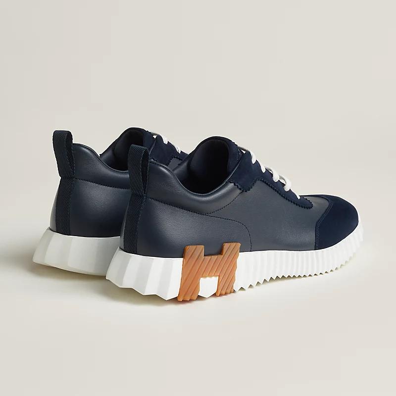 Giày Hermes Bouncing Sneaker Nam Xanh Navy