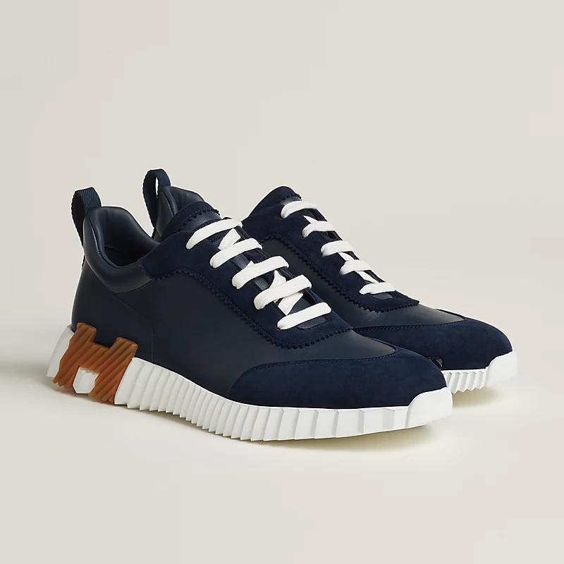 Giày Hermes Bouncing Sneaker Nam Xanh Navy