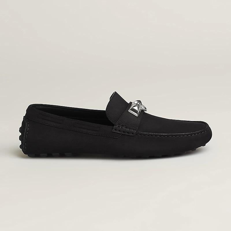 Giày Hermes Irving Loafer Nam Đen