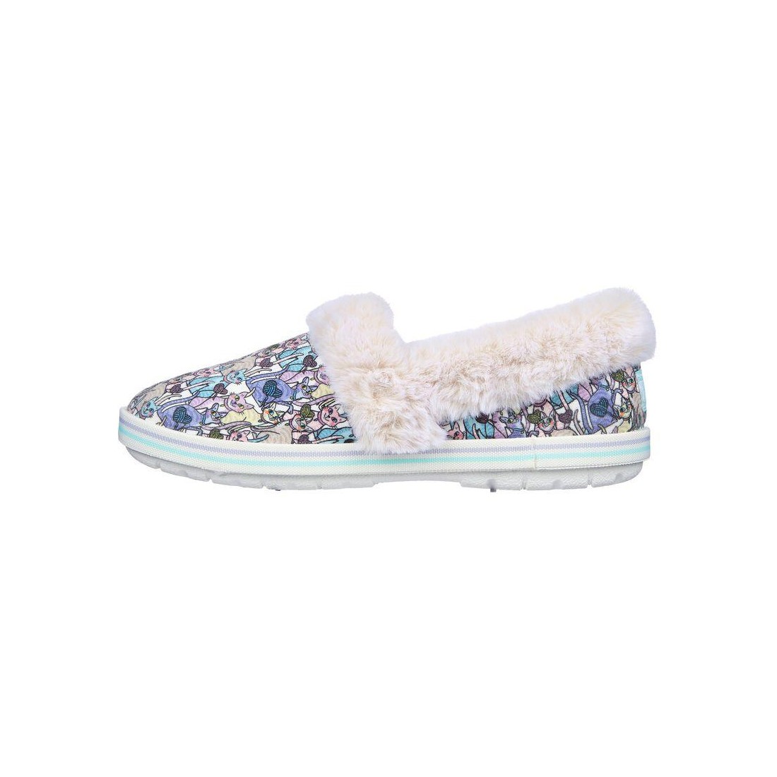 Giày Skechers Bobs Too Cozy - Knitting Purty Nữ Multicolor