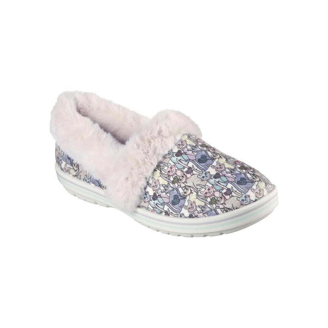 Giày Skechers Bobs Too Cozy - Knitting Purty Nữ Multicolor