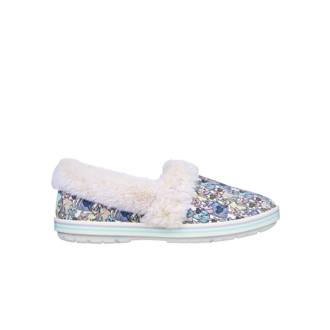 Giày Skechers Bobs Too Cozy - Knitting Purty Nữ Multicolor