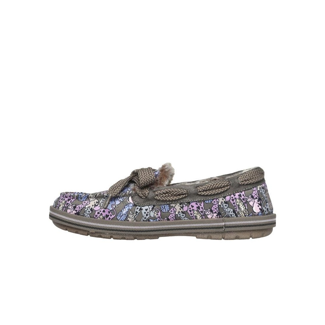 Giày Skechers Bobs Too Cozy - Cats Meow Nữ Nâu