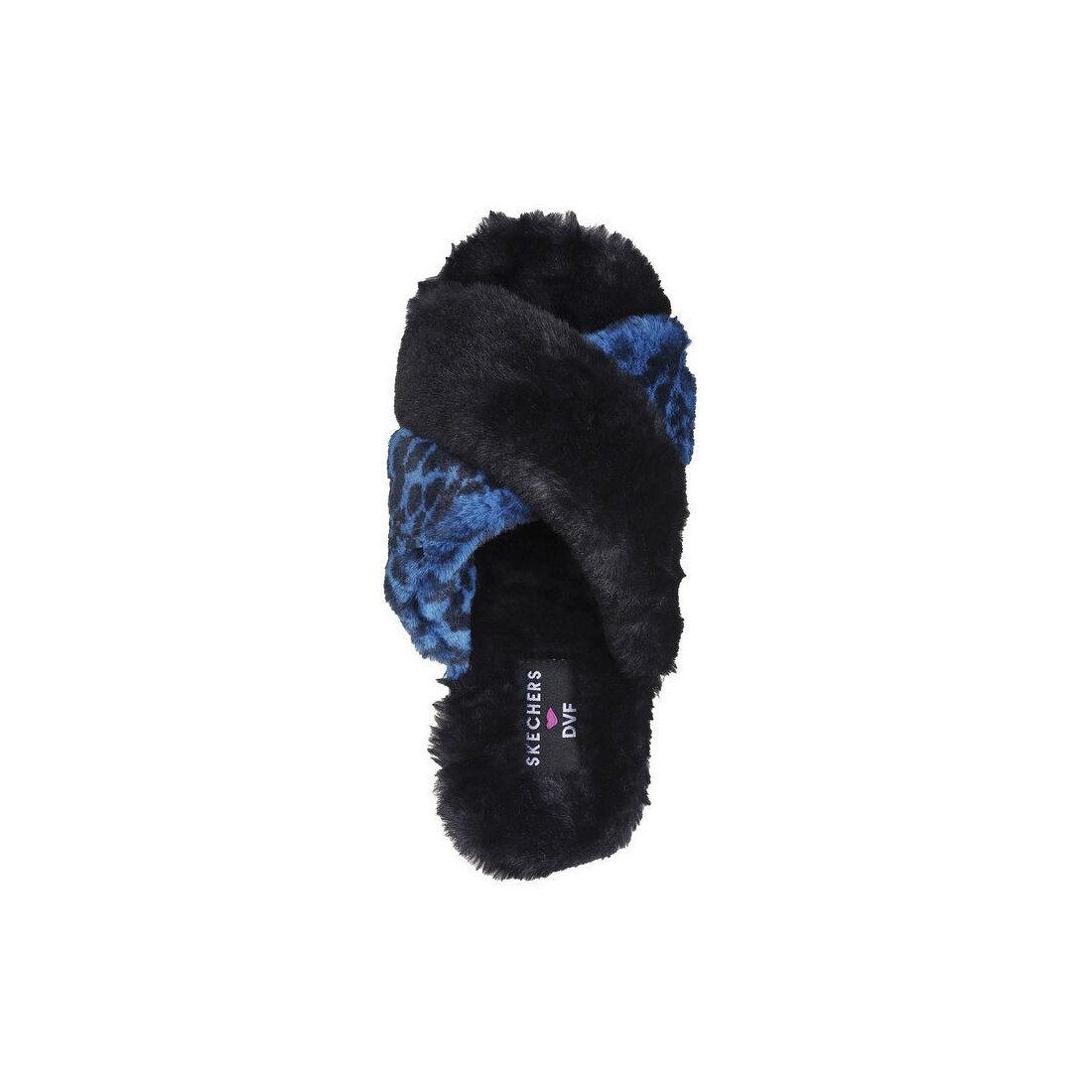 Giày Skechers Dvf: Cozy Slide - Stay All Day Nữ Xanh Dương Đen