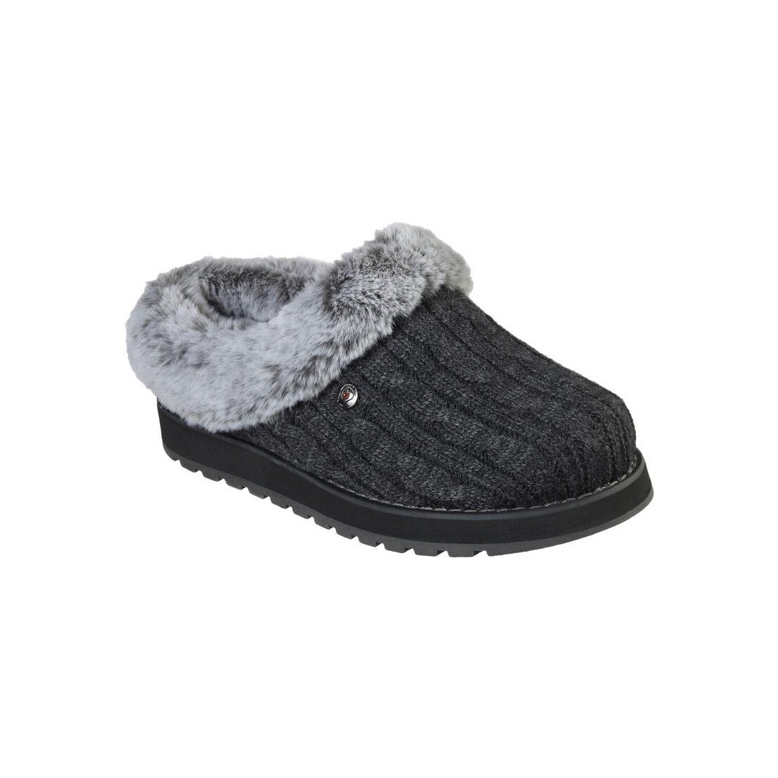 Giày Skechers Bobs Keepsakes - Ice Angel Nữ Đen Xám