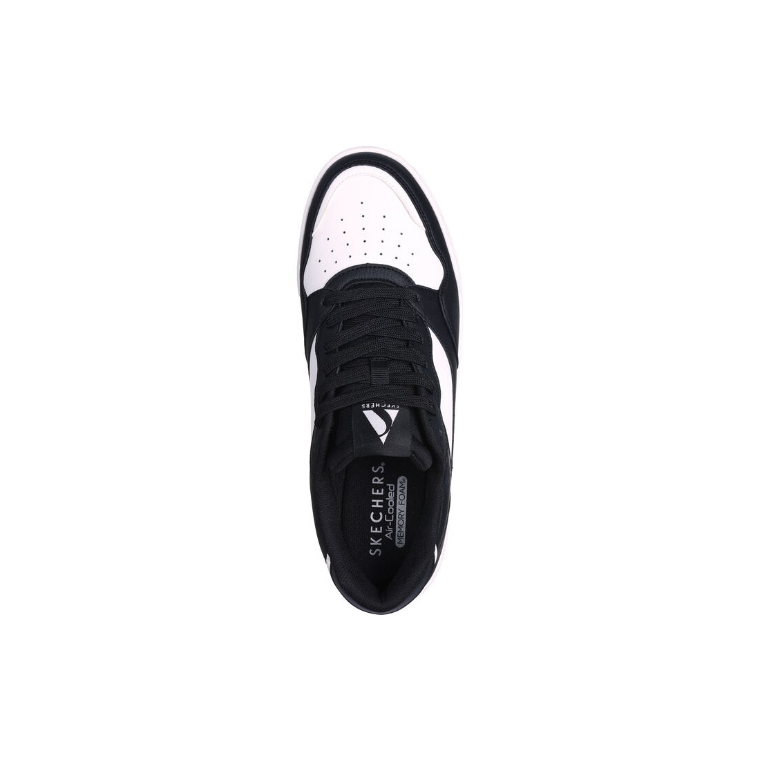 Giày Skechers Koopa - Volley Low Varsity Nam Đen Trắng