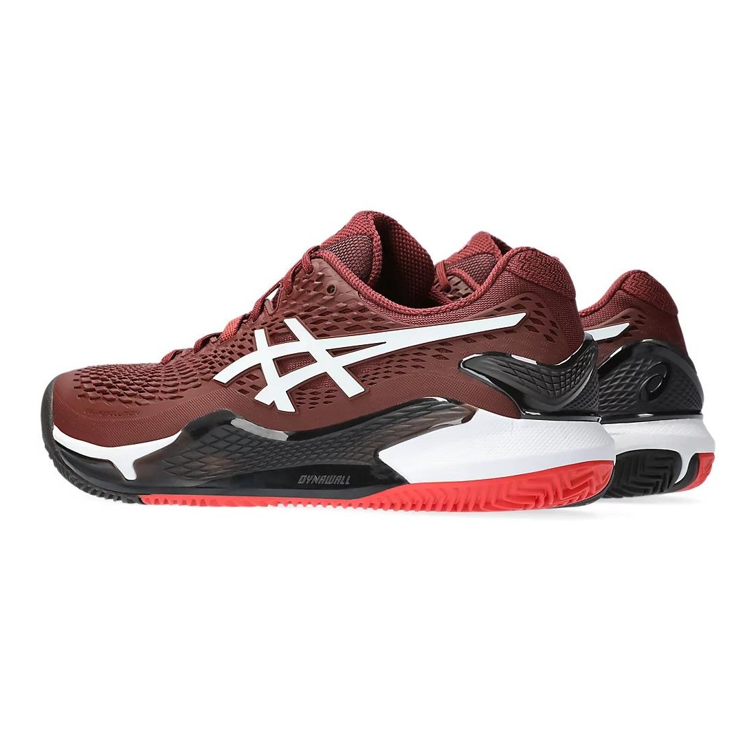 Giày Asics Gel-Resolution 9 Clay Nam Đỏ Đun