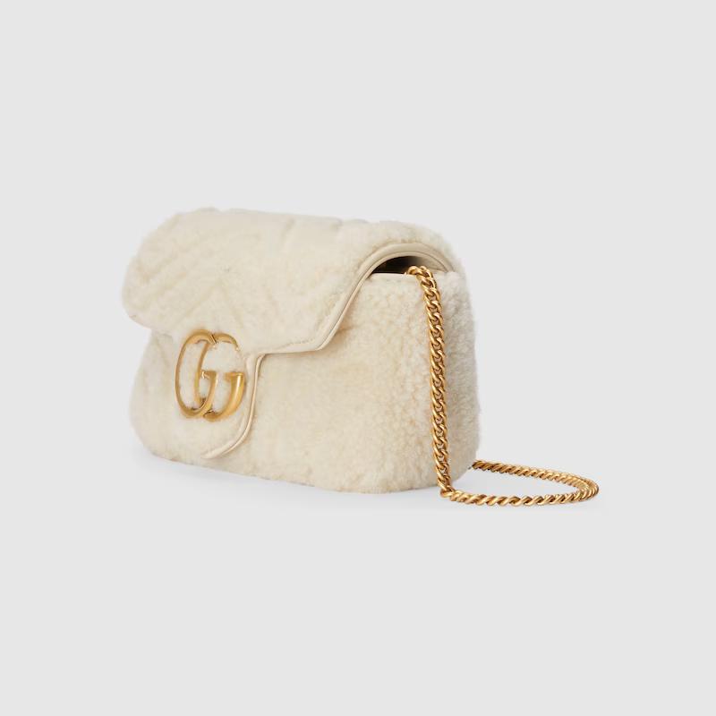 Túi Gucci Gg Marmont Super Mini Bag Nữ Trắng