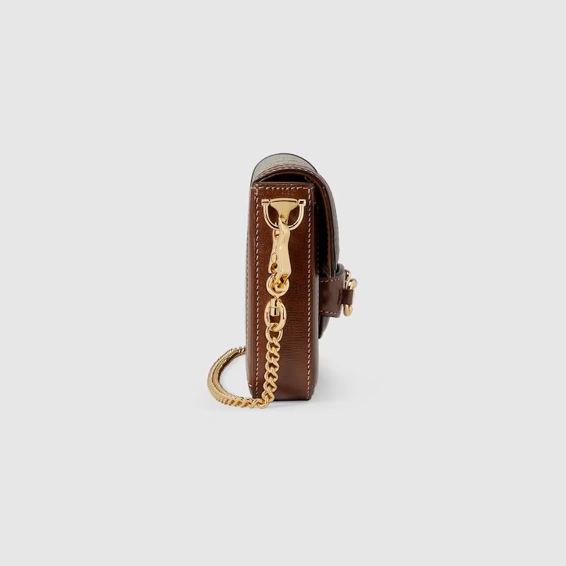 Túi Gucci Gucci Horsebit 1955 Mini Bag Nữ Nâu