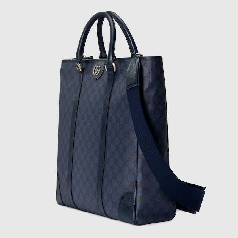 Túi Gucci Ophidia Medium Tote Bag Nam Xanh Navy