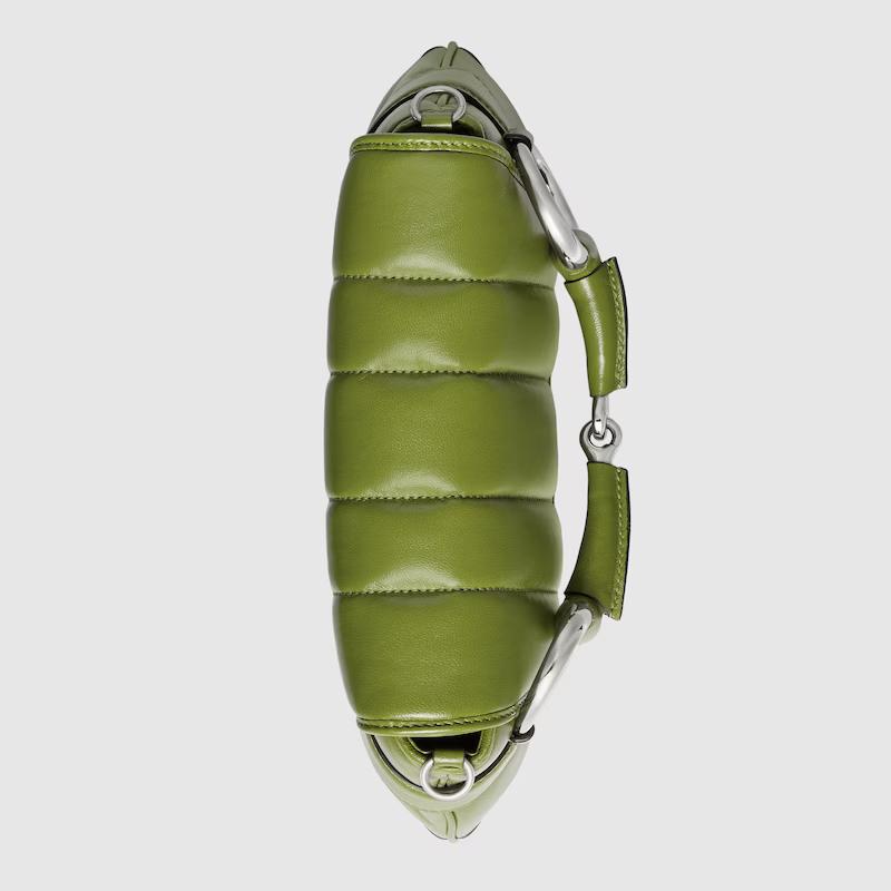 Túi Gucci Gucci Horsebit Chain Small Shoulder Bag Nữ Xanh Lá