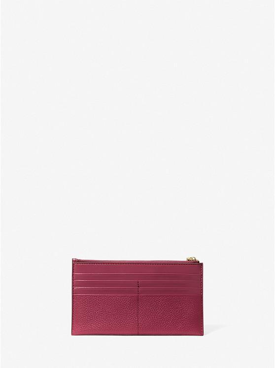 Túi Michael Kors Empire Large Pebbled Leather Card Case Nữ Hồng