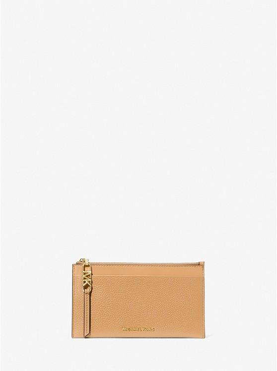 Túi Michael Kors Empire Large Pebbled Leather Card Case Nữ Be