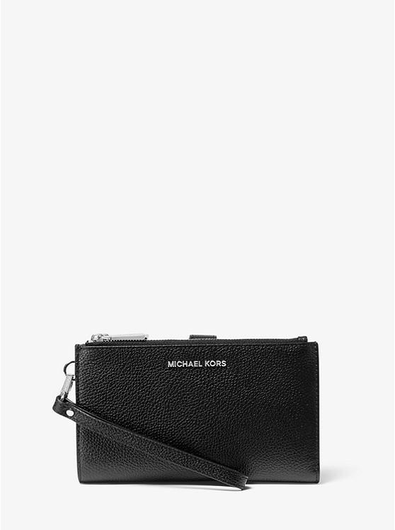 Túi Michael Kors Adele Leather Smartphone Wallet Nữ Đen