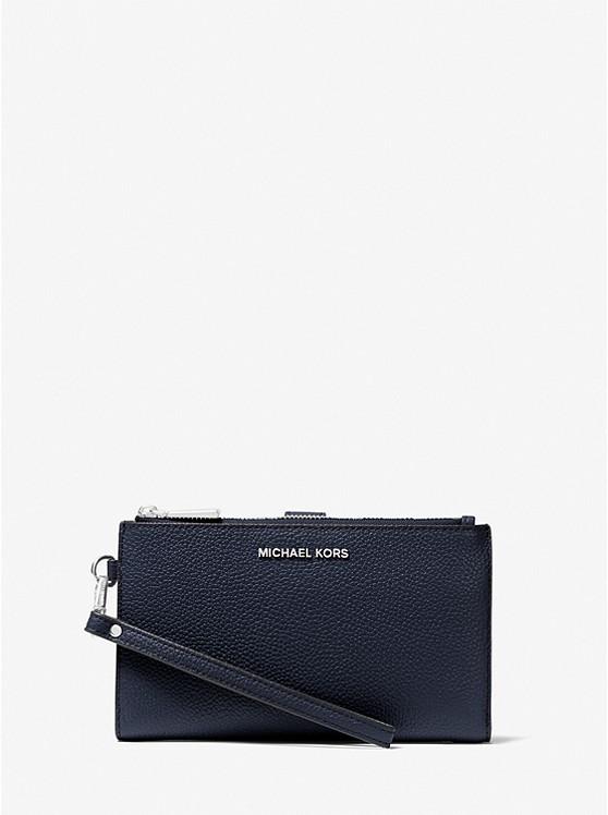 Túi Michael Kors Adele Leather Smartphone Wallet Nữ Xanh Navy