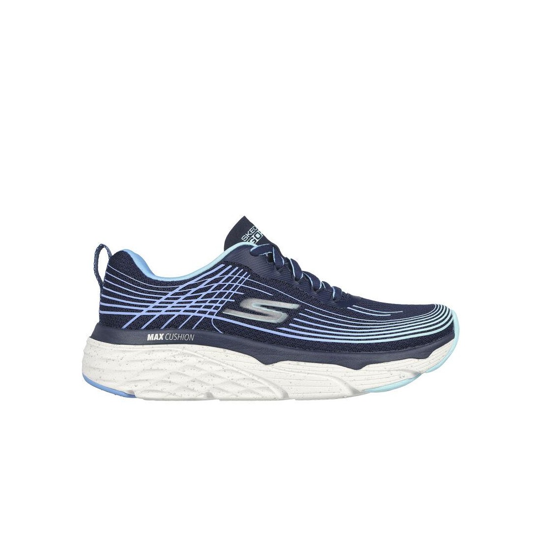 Giày Skechers Max Cushioning Elite - Galaxy Burst Nữ Xanh Navy