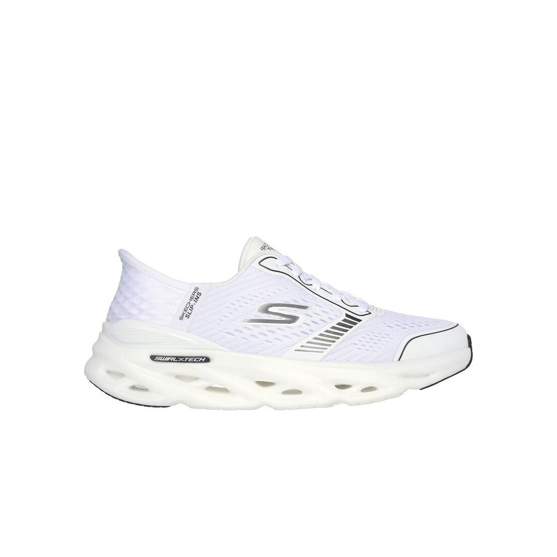 Giày Skechers Slip-Ins: Go Run Swirl Tech Speed Nữ Trắng