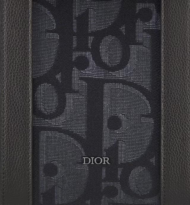 Túi Dior East-West Tote Bag Black Maxi Oblique Jacquard