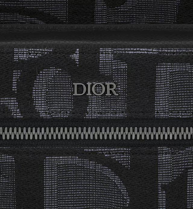 Túi Dior Rider Backpack Black Maxi Oblique Jacquard