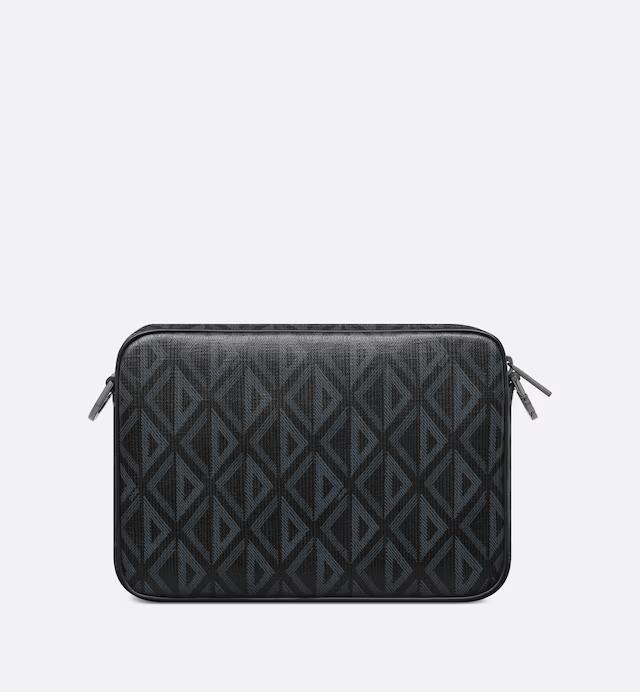 Túi Dior Saddle Triple Pouch Black Cd Diamond Canvas