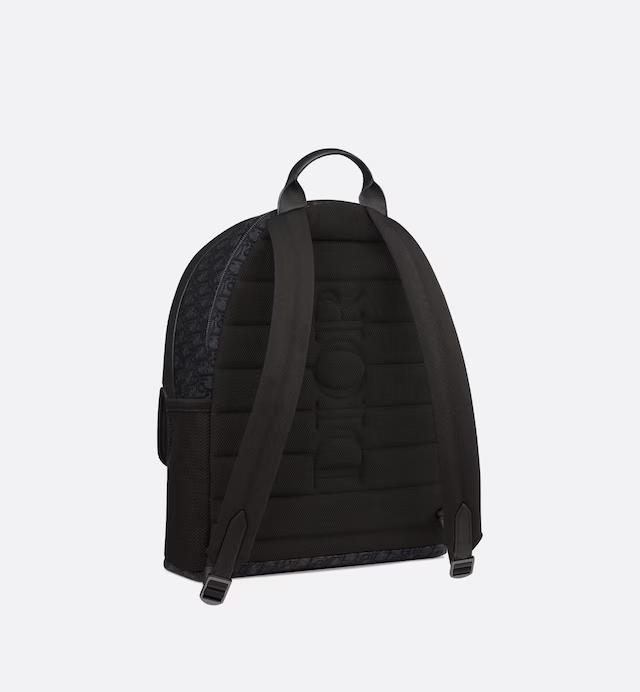 Túi Dior Dior 8 Backpack Black Oblique Jacquard