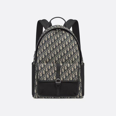 Túi Dior Dior 8 Backpack Beige And Black Oblique Jacquard