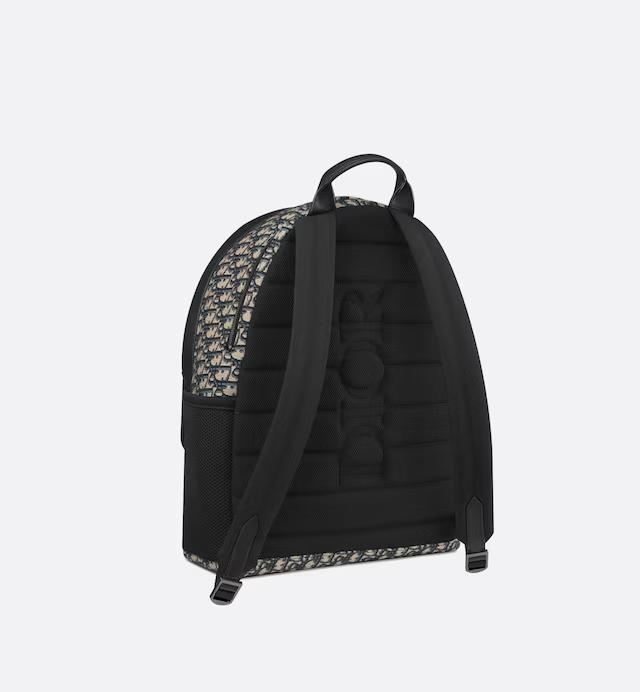 Túi Dior Dior 8 Backpack Beige And Black Oblique Jacquard