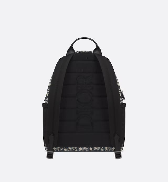 Túi Dior Dior 8 Backpack Beige And Black Oblique Jacquard