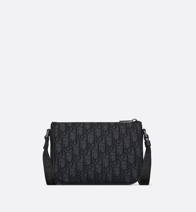 Túi Dior Dior 8 Mini Bag With Strap Black Oblique Jacquard