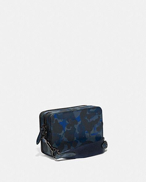 Túi Coach Charter Crossbody With Hybrid Pouch With Camo Print Nam Xanh Navy