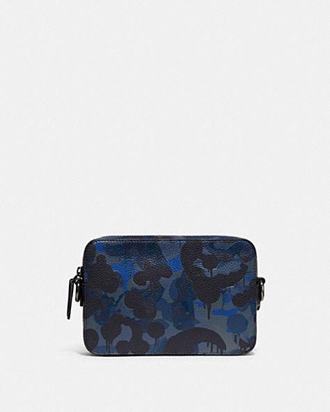 Túi Coach Charter Crossbody With Hybrid Pouch With Camo Print Nam Xanh Navy