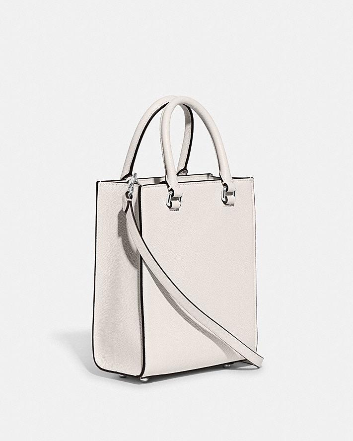 Túi Coach Tote 16 With Signature Canvas Interior Nam Trắng