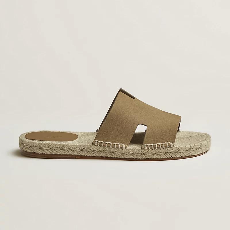 Giày Hermes Antigua Espadrille Nam Be