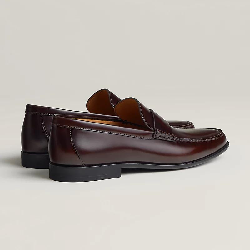 Giày Hermes Duke Loafer Nam Nâu