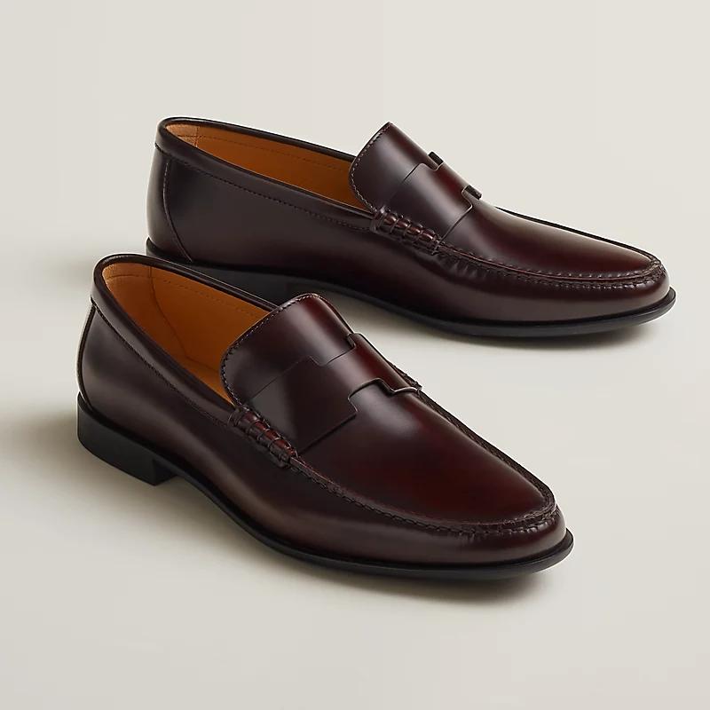 Giày Hermes Duke Loafer Nam Nâu