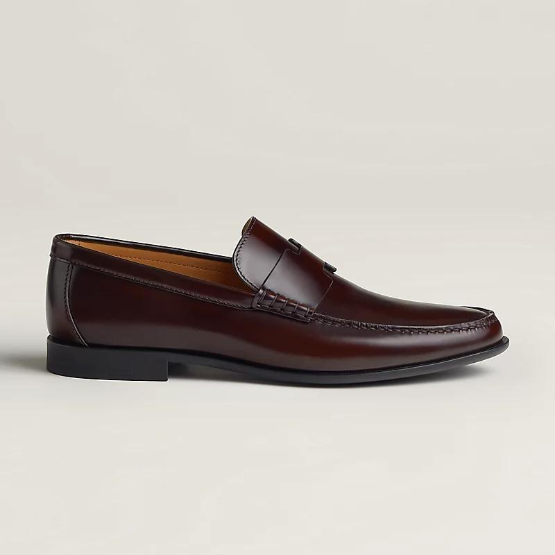 Giày Hermes Duke Loafer Nam Nâu