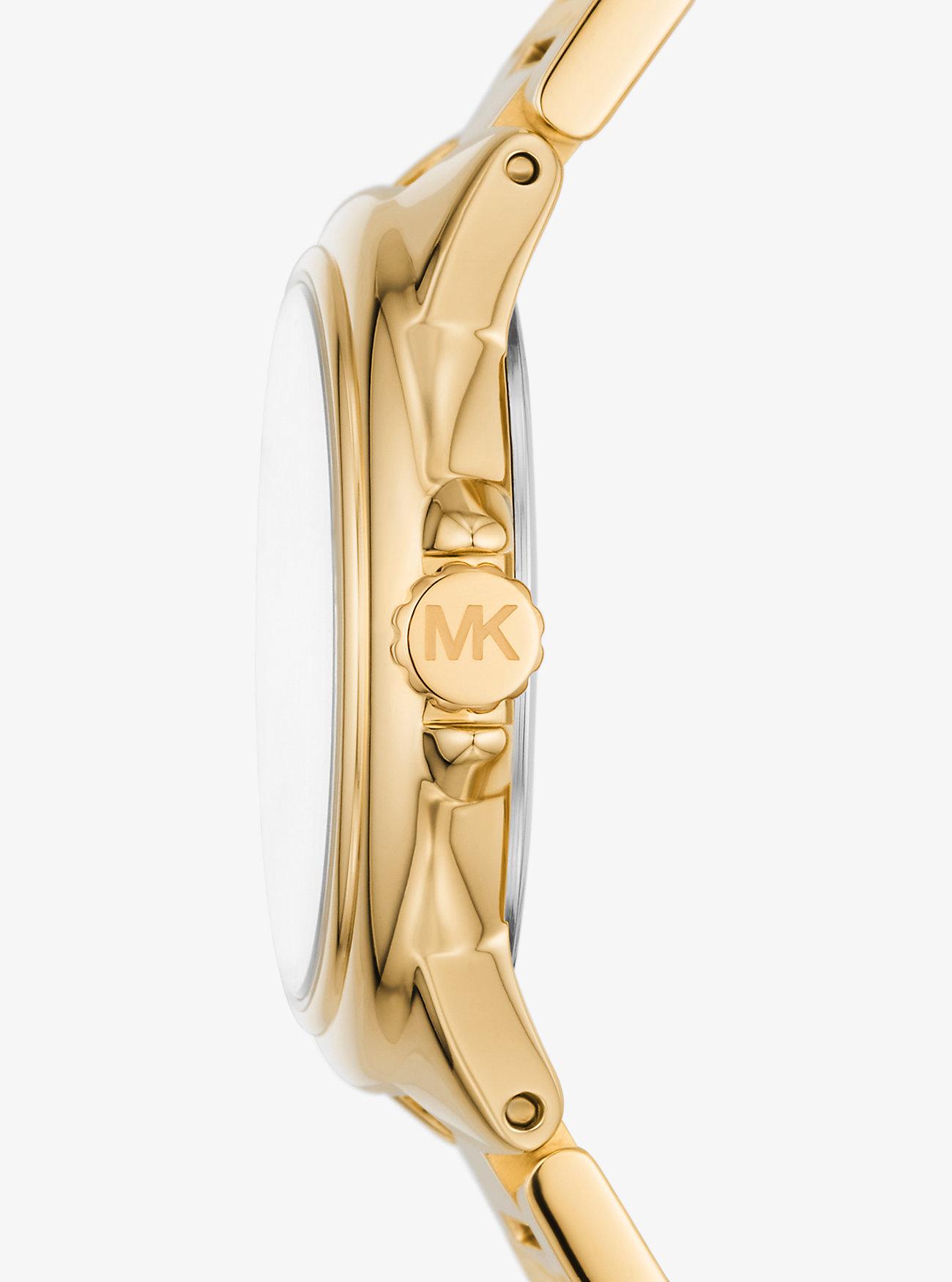 Đồng Hồ Michael Kors Mini Camille Gold-Tone Watch Nữ Vàng