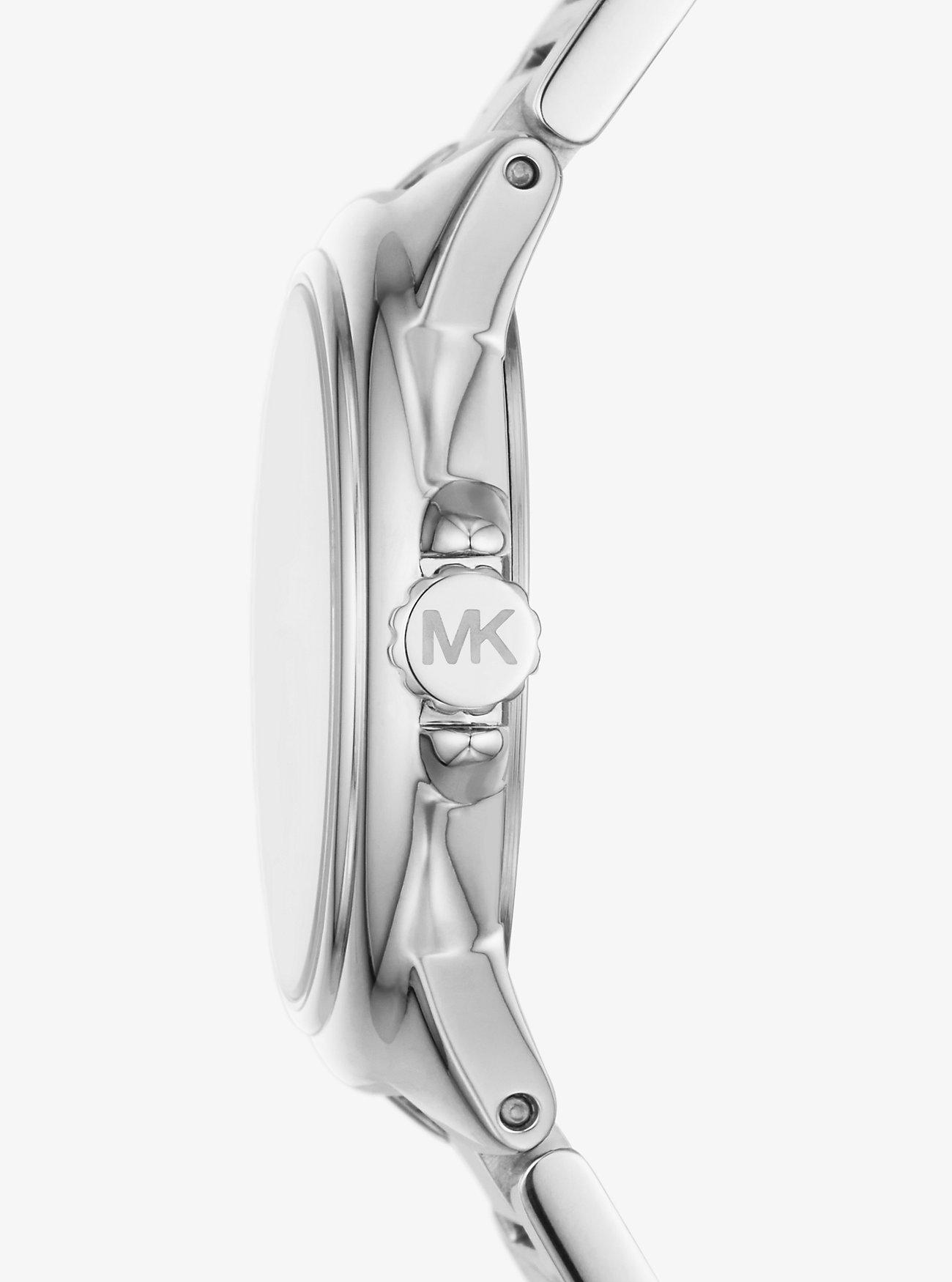 Đồng Hồ Michael Kors Mini Camille Silver-Tone Watch Nữ Bạc