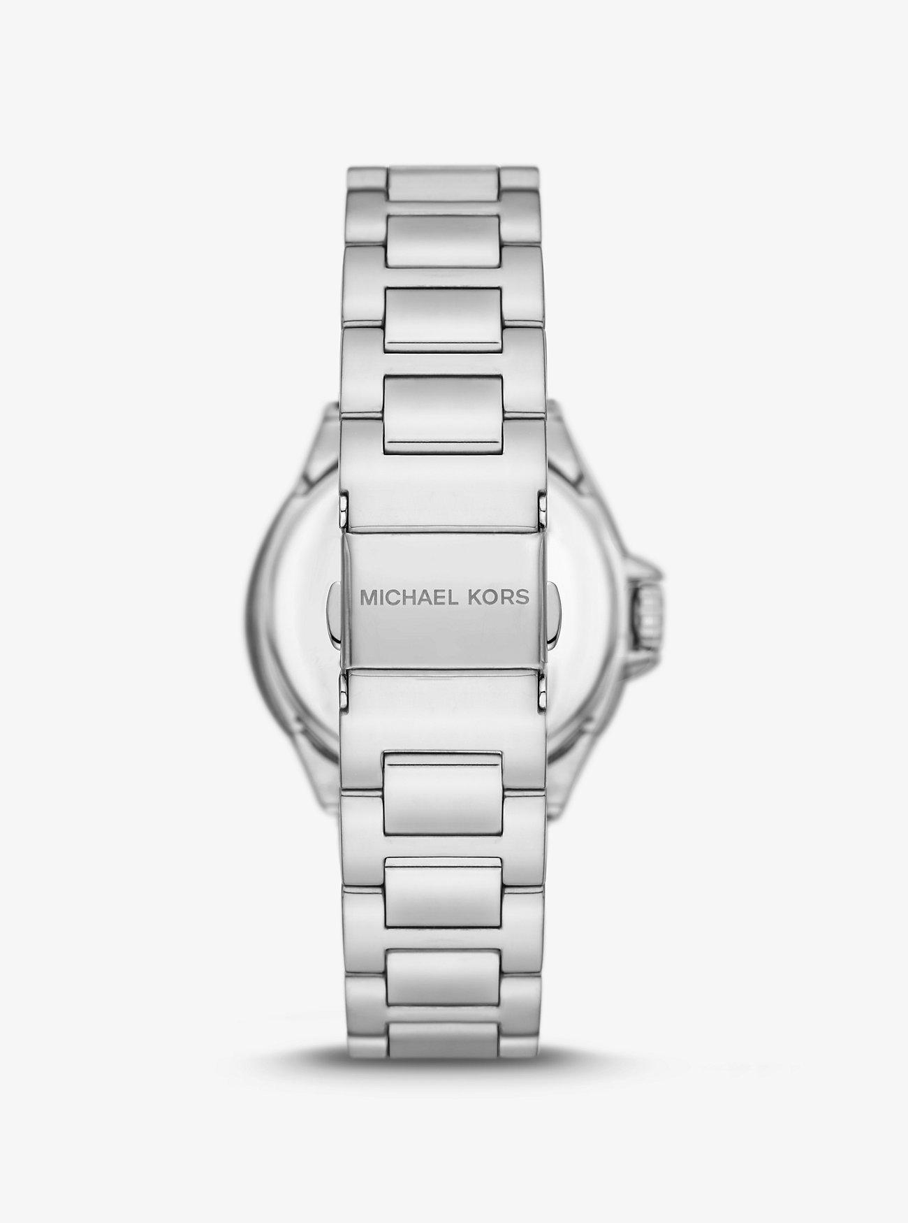 Đồng Hồ Michael Kors Mini Camille Silver-Tone Watch Nữ Bạc