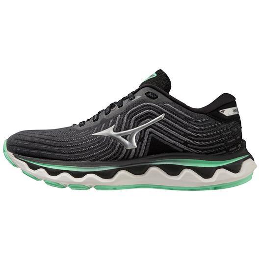 Giày Mizuno Wave Horizon 6 Running Shoe Nữ Đen Xanh Lá