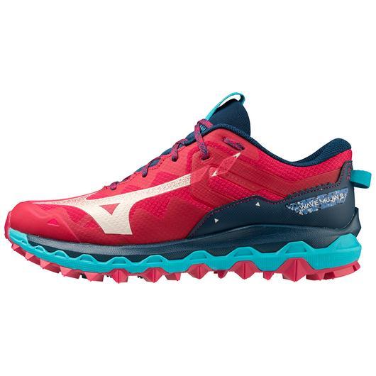 Giày Mizuno Wave Mujin 9 Trail Running Shoe Nữ Đỏ Xanh Dương