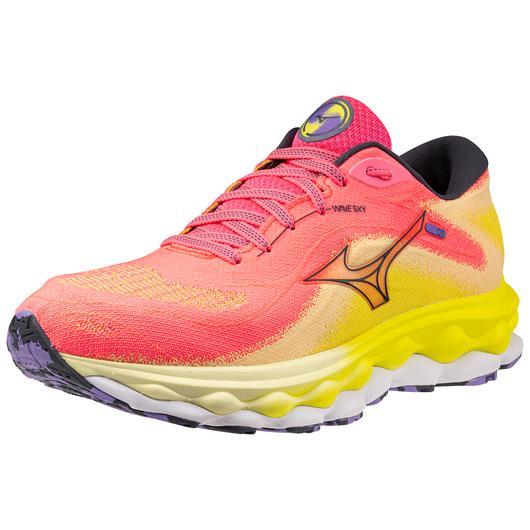 Giày Mizuno Wave Sky 7 Running Shoe Nữ Hồng Đen