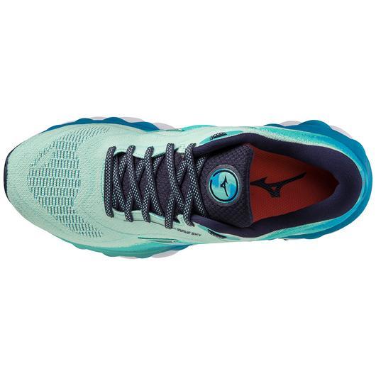 Giày Mizuno Wave Sky 7 Running Shoe Nữ Xanh Dương Trắng