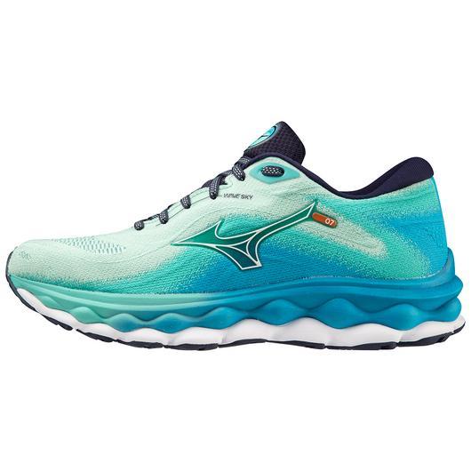 Giày Mizuno Wave Sky 7 Running Shoe Nữ Xanh Dương Trắng