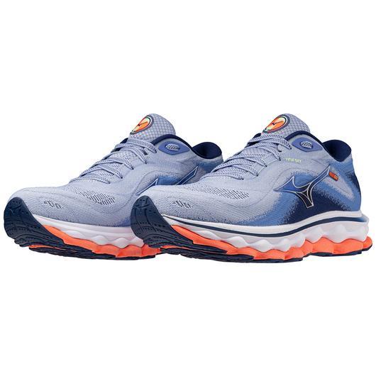 Giày Mizuno Wave Sky 7 Running Shoe Nữ Xanh Dương Xám