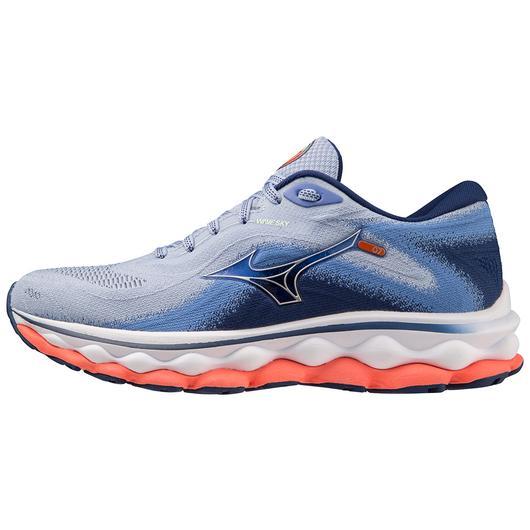 Giày Mizuno Wave Sky 7 Running Shoe Nữ Xanh Dương Xám