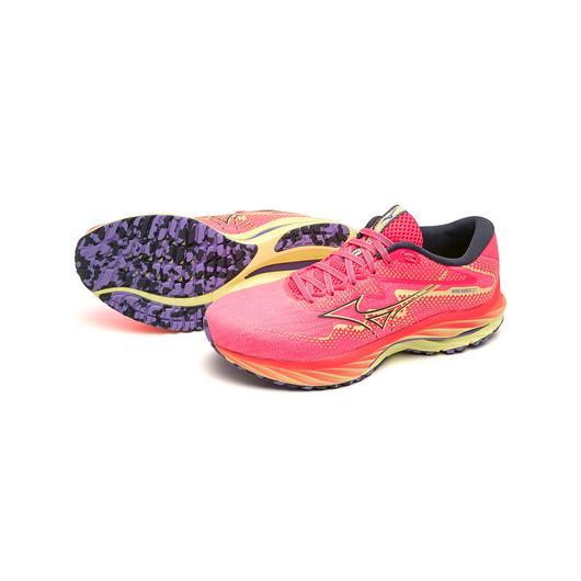 Giày Mizuno Wave Rider 27 Running Shoe Nữ Hồng Đen