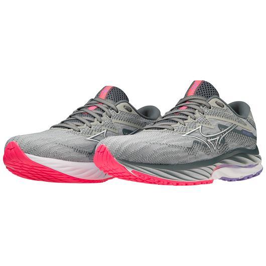 Giày Mizuno Wave Rider 27 Running Shoe Nữ Xám