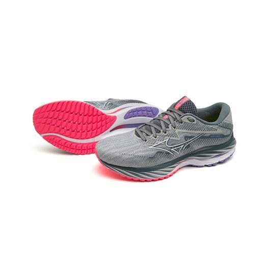 Giày Mizuno Wave Rider 27 Running Shoe Nữ Xám