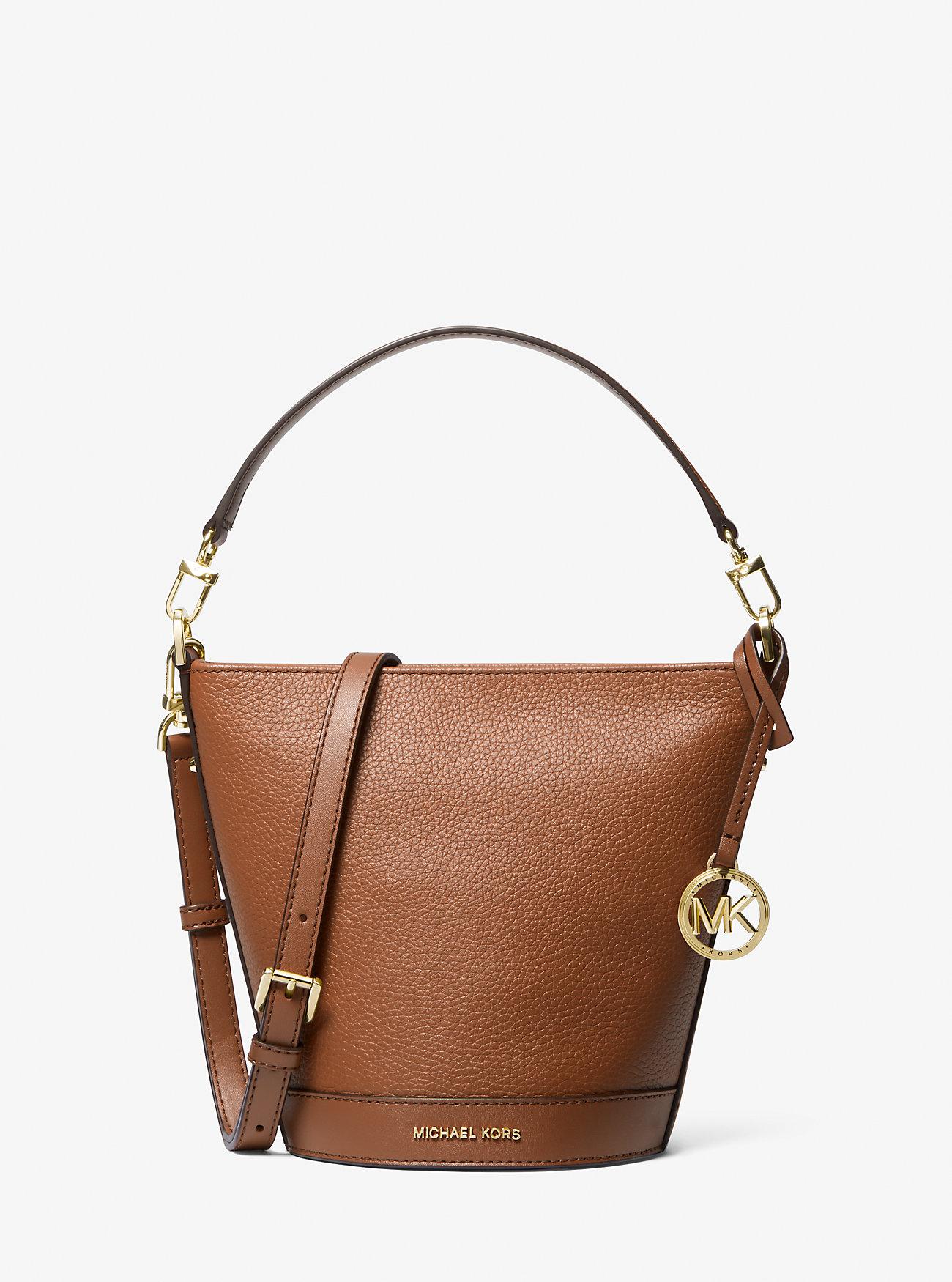 Túi Michael Kors Townsend Small Pebbled Leather Crossbody Bag Nữ Nâu